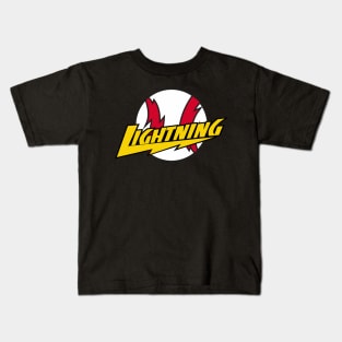 Lightning Baseball Kids T-Shirt